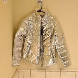 Silver Puffer Jacket
